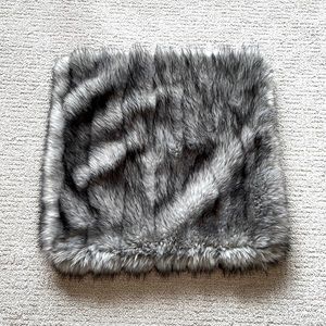 Restoration hardware ultimate faux fur pillow cover.